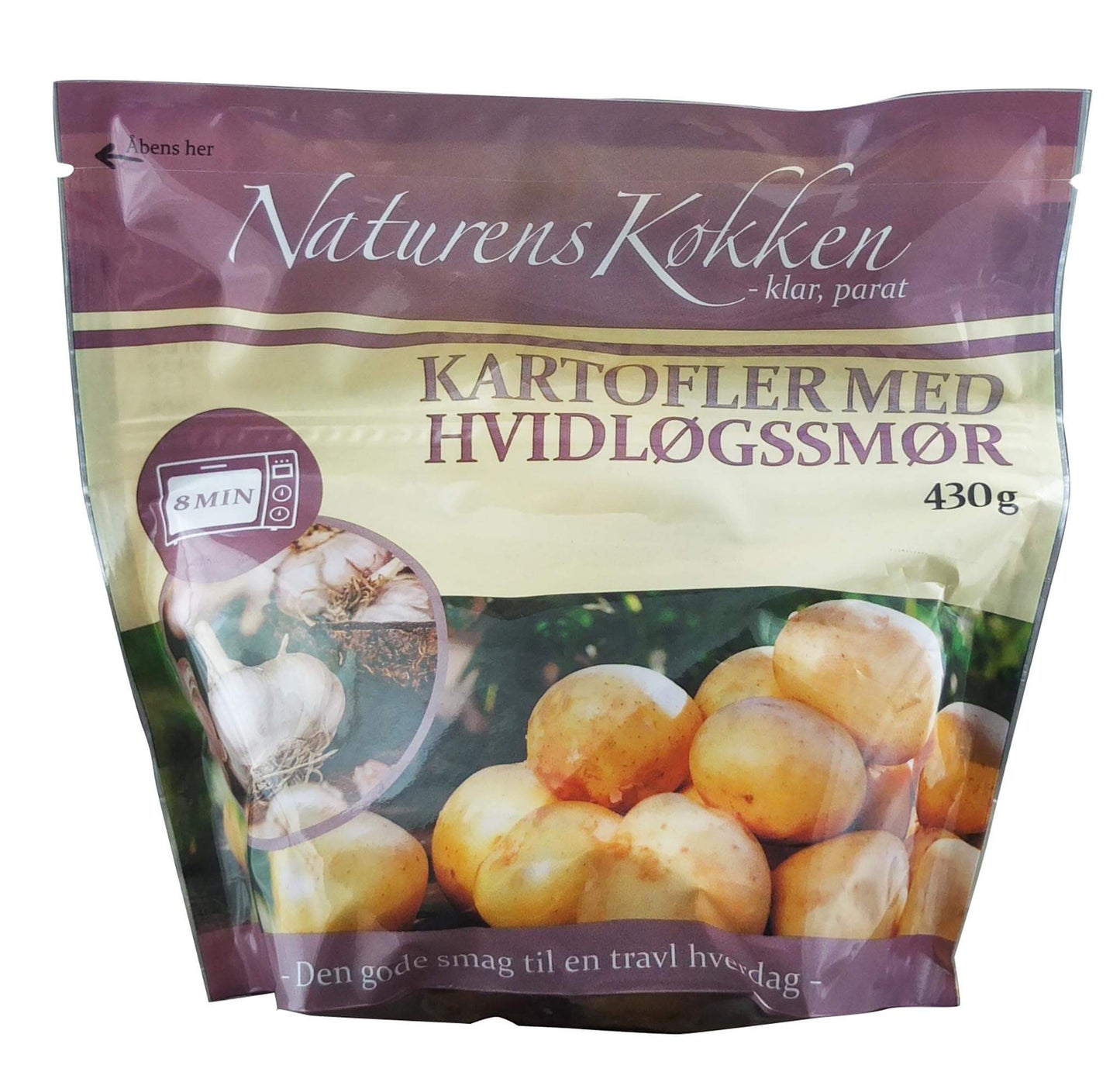 Kartofler med hvidløgssmør - Naturens Køkken